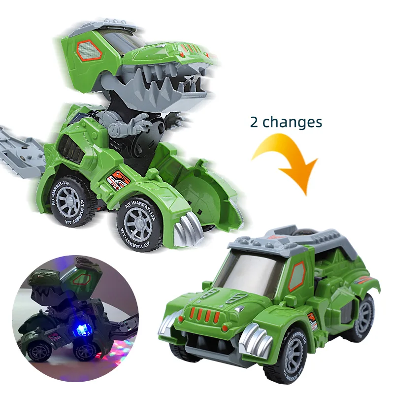 Transforming Dinosaur Toys Led Car Dino Vehicle Magic Car Toys Sound Electric Auto-deformed Dino Racer Kid Car For Boys Gifts
Transforming Dinosaur Toys Led Car Dino Vehicle Magic Car Toys Sound Electric Auto-deformed Dino Racer Kid Car For Boys Gifts