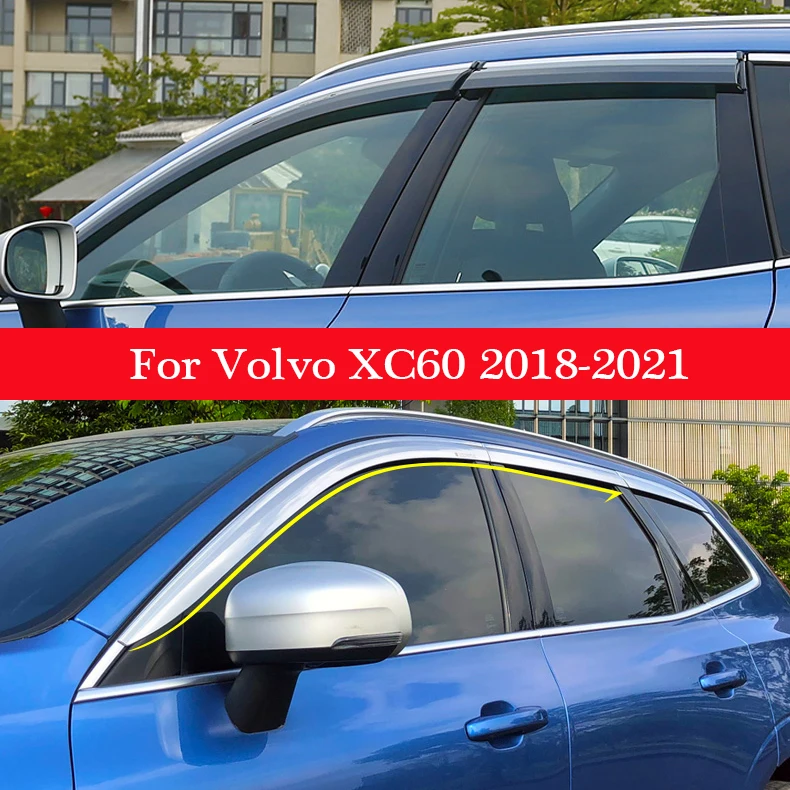 Car-styling Car Awnings Shelters Window Visors Sun Rain Shield Stickers Covers Accessories Fit For Volvo XC60 18 2019 2020 2021
Car-styling Car Awnings Shelters Window Visors Sun Rain Shield Stickers Covers Accessories Fit For Volvo XC60 18 2019 2020 2021
