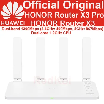 Original Huawei HONOR Router X3 Pro WiFi Dual-core 1300Mbps 2.4GHz 5GHz Dual-Band Gigabit Rate WIFI Wireless Router X3 Pro
Original Huawei HONOR Router X3 Pro WiFi Dual-core 1300Mbps 2.4GHz 5GHz Dual-Band Gigabit Rate WIFI Wireless Router X3 Pro