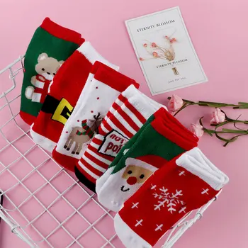 6 Pairs/Set Christmas Themed Baby Pure Cotton Cartoon Jacquard Socks Children Absorb Sweat Permeability Socks 
6 Pairs/Set Christmas Themed Baby Pure Cotton Cartoon Jacquard Socks Children Absorb Sweat Permeability Socks