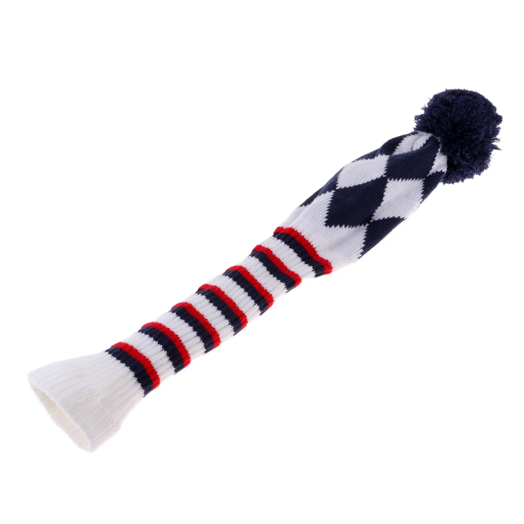 1Pcs Golf Headcovers for Driver Fairway wood Knitted Pom Pom Head Cover Golf Accessories Green/Blue/Red/White 1Pcs Golf Headcovers for Driver Fairway wood Knitted Pom Pom Head Cover Golf Accessories Green/Blue/Red/White