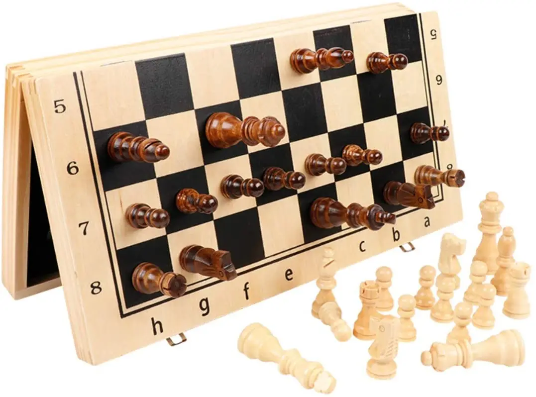 39CM Large Magnetic Tournament Staunton Wooden Chess Board Game Set with Crafted Chesspiece & Storage Slots 2 Extra Queen
39CM Large Magnetic Tournament Staunton Wooden Chess Board Game Set with Crafted Chesspiece & Storage Slots 2 Extra Queen