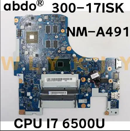 Для Lenovo IdeaPad 300-17isk B71-80 оригинальная материнская плата NM-A491 Материнская ноутбука