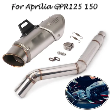 For Aprilia GPR125 GPR150 Motorcycle System Middle Connect Link Pipe Muffler Pipe Exhaust Tip with Hanger
For Aprilia GPR125 GPR150 Motorcycle System Middle Connect Link Pipe Muffler Pipe Exhaust Tip with Hanger