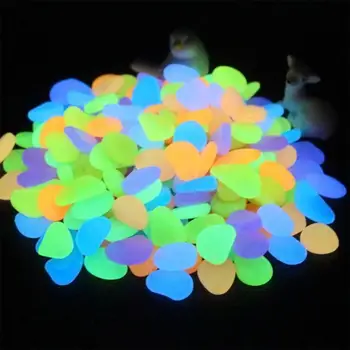100pcs Luminous Cobblestones Pebbles Stones Glow in the Dark for Aquarium Fish Tank Gravel Decorations For Garden (Mixed Color)
100pcs Luminous Cobblestones Pebbles Stones Glow in the Dark for Aquarium Fish Tank Gravel Decorations For Garden (Mixed Color)