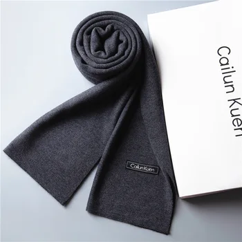Luxury Men Wool Scarf Pure Color High-grade Simple Trend Wild Monochrome Long Section Scarves Harajuku
Luxury Men Wool Scarf Pure Color High-grade Simple Trend Wild Monochrome Long Section Scarves Harajuku