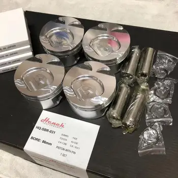 Forged pistons 86mm CR 10:1 for SUBARU BRZ FA20 FRS TOYOTA GT86 4U-GSE with pins and rings best quality
Forged pistons 86mm CR 10:1 for SUBARU BRZ FA20 FRS TOYOTA GT86 4U-GSE with pins and rings best quality