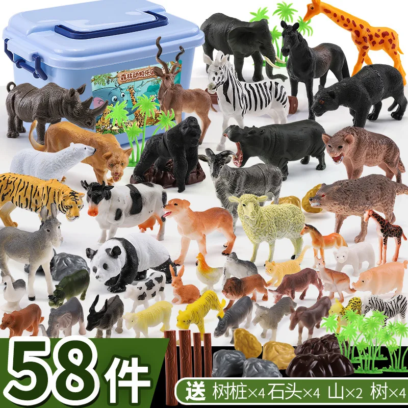 Children Wild Animal Zoo Dinosaur Toy Set Animal Model Panda Tiger Lion Boy 3-6-Year-Old
Children Wild Animal Zoo Dinosaur Toy Set Animal Model Panda Tiger Lion Boy 3-6-Year-Old