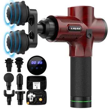 Pain Body Neck Massage Gun Deep Muscle Massager Muscle Dual Heads Percussion Massager Gun Relaxation Slimming Shaping Painful 
Pain Body Neck Massage Gun Deep Muscle Massager Muscle Dual Heads Percussion Massager Gun Relaxation Slimming Shaping Painful