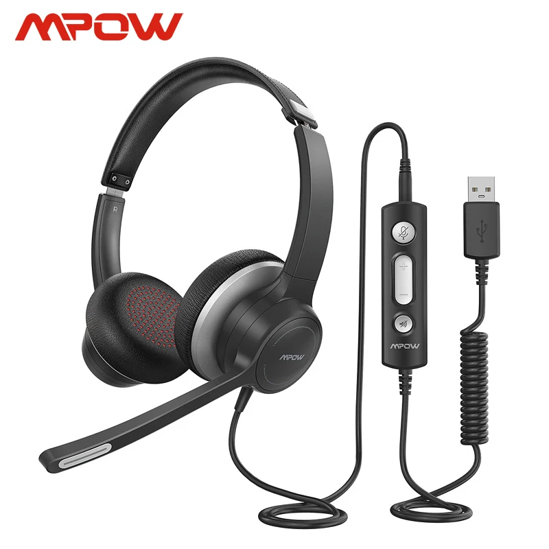 Mpow 328/HC6 Lighhtweight USB Headset/ 3.5mm Computer Headset with Microphone In-line Control For Call Center Skype PC Cellphone
Mpow 328/HC6 Lighhtweight USB Headset/ 3.5mm Computer Headset with Microphone In-line Control For Call Center Skype PC Cellphone