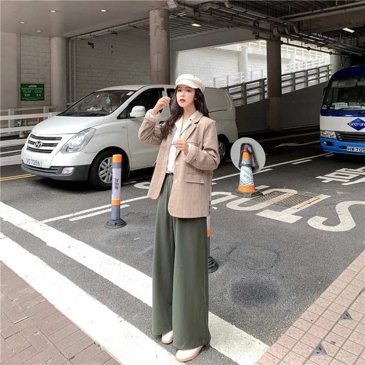 Korean-style Retro Autumn New Style Plaid Loose-Fit Slimming Versatile Casual Able Suit Jacket
Korean-style Retro Autumn New Style Plaid Loose-Fit Slimming Versatile Casual Able Suit Jacket