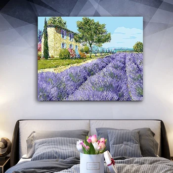 DIY colorings pictures by numbers with Manor lavender picture drawing Relief painting by numbers framed Home
DIY colorings pictures by numbers with Manor lavender picture drawing Relief painting by numbers framed Home