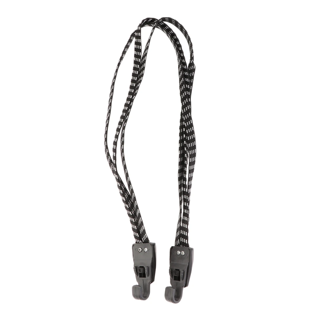 78cm/30inches Elastic Bicycle Rope, Flat Bungee Cord with Hooks 78cm/30inches Elastic Bicycle Rope, Flat Bungee Cord with Hooks