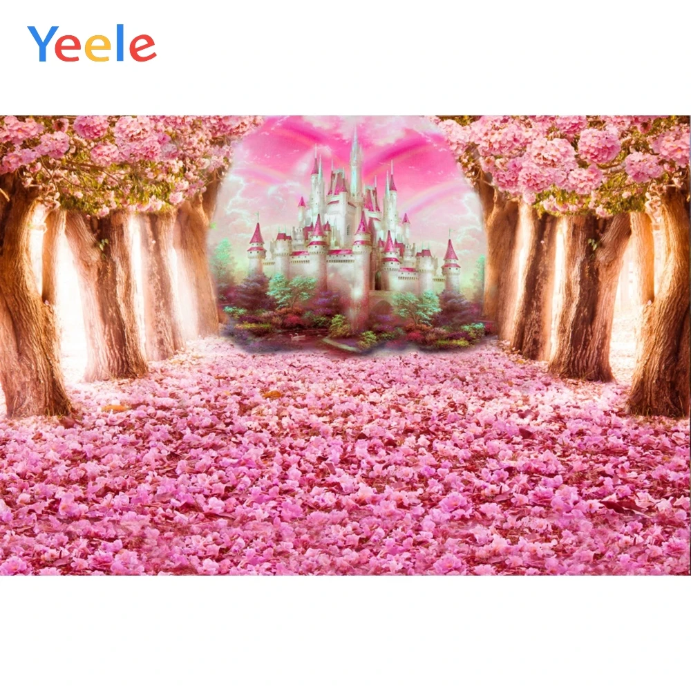 Yeele Wedding Photocall Blooming Trees Castle Petal Photography Backgrounds Customized Photographic Backdrops for Photo Studio
Yeele Wedding Photocall Blooming Trees Castle Petal Photography Backgrounds Customized Photographic Backdrops for Photo Studio