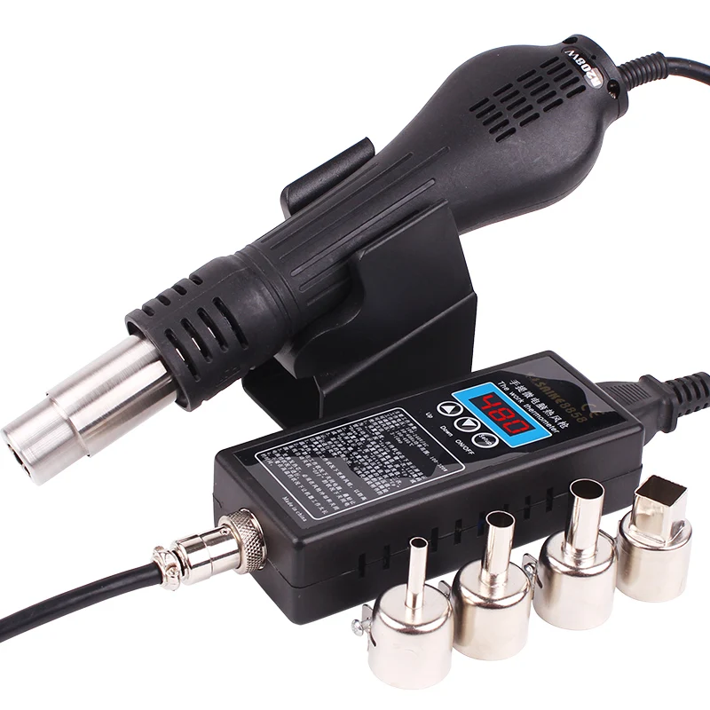 Brneaci Portable Handheld Welding Table Temperature Control Digital Display Small IC Chip Phone Maintenance Hot Air Gun
Brneaci Portable Handheld Welding Table Temperature Control Digital Display Small IC Chip Phone Maintenance Hot Air Gun