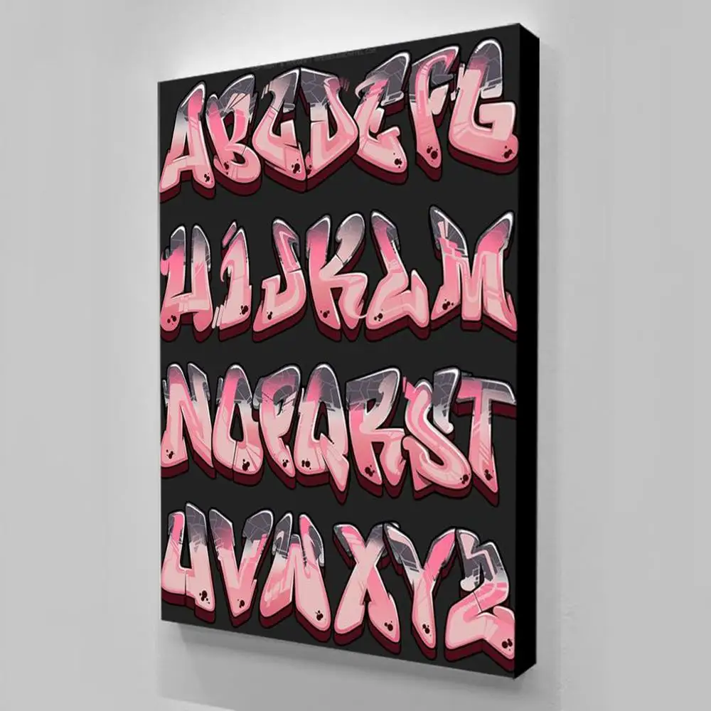 Home Decor Alphabet Canvas Painting Cartoon Text Pictures Wall Art Abstract Prints Modular Nordic Poster For Living Room Frame
Home Decor Alphabet Canvas Painting Cartoon Text Pictures Wall Art Abstract Prints Modular Nordic Poster For Living Room Frame