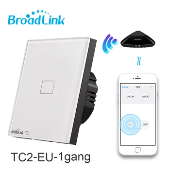 2020 Broadlink TC2 1/2/3 Gang EU Standard Light Switch Modern Design White Touch Panel Wifi Smart Control Via RM Pro RM4 Pro
2020 Broadlink TC2 1/2/3 Gang EU Standard Light Switch Modern Design White Touch Panel Wifi Smart Control Via RM Pro RM4 Pro