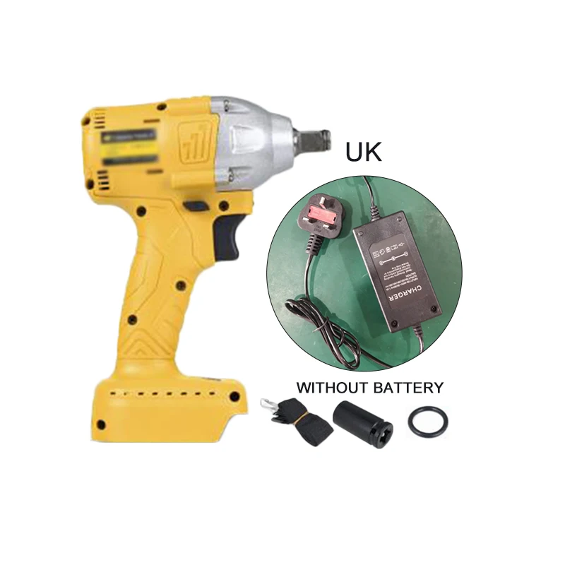 1 Piece Wireless Electric Impact Wrench 88V Brushless Motor 320Nm High Torque 2800RMP Power Tool Accessories
1 Piece Wireless Electric Impact Wrench 88V Brushless Motor 320Nm High Torque 2800RMP Power Tool Accessories