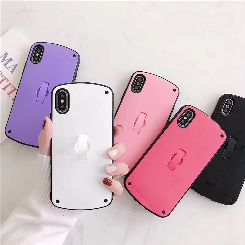 Fashion five-color glossy phone case for iPhone 6 6S 7 8 PLUS for iPhone X XR XS MAX drop-proof creative with stand protector
Fashion five-color glossy phone case for iPhone 6 6S 7 8 PLUS for iPhone X XR XS MAX drop-proof creative with stand protector