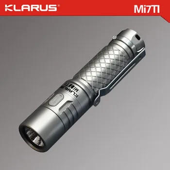 Mini KLARUS Mi7 Ti LED Flashlight CREE XP-L HI V3 LED max. 700 lumens Titanium Metal waterproof small torch for everyday carry
Mini KLARUS Mi7 Ti LED Flashlight CREE XP-L HI V3 LED max. 700 lumens Titanium Metal waterproof small torch for everyday carry