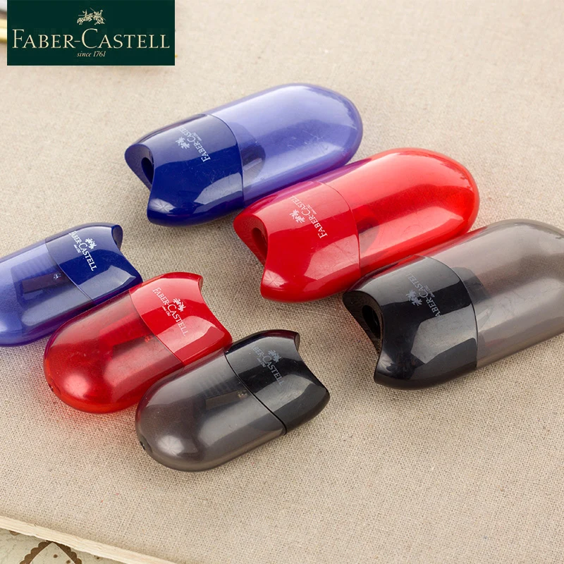 Faber Castell 183502 Creative Pencil Sharpener Kawaii Pencil Cutter Sharpener Single/Double Hole Pencil Sacapuntas Stationery
Faber Castell 183502 Creative Pencil Sharpener Kawaii Pencil Cutter Sharpener Single/Double Hole Pencil Sacapuntas Stationery