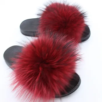 Fashion Fluffy Fox Fur Slides Women Fur Slippes Furry Raccoon Sandals Fur Flip Flops Flat Home Slipper Woman Fuzzy Amazing Shoes
Fashion Fluffy Fox Fur Slides Women Fur Slippes Furry Raccoon Sandals Fur Flip Flops Flat Home Slipper Woman Fuzzy Amazing Shoes