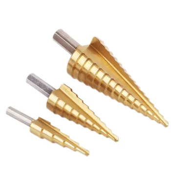 Step drill bit 32mm Triangle auger drill 4-32mm/4-20mm/4-12mm Triangular shank drill spiral groove step triangular pagoda shape
Step drill bit 32mm Triangle auger drill 4-32mm/4-20mm/4-12mm Triangular shank drill spiral groove step triangular pagoda shape