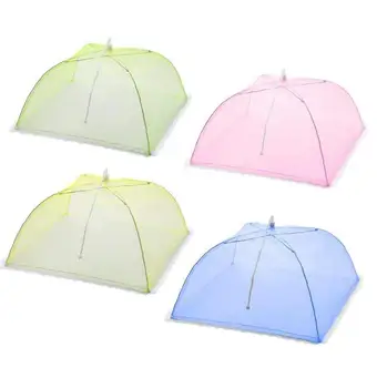 4 Pcs Collapsible Food Cover Tents Pop Up Mesh Covers Reusable Umbrella Screens Tents Protectors for Bugs, Parties Picnics
4 Pcs Collapsible Food Cover Tents Pop Up Mesh Covers Reusable Umbrella Screens Tents Protectors for Bugs, Parties Picnics