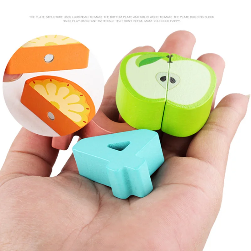 Math Wooden Toys Fruit Cut Pairing Learning Preschool Counting Board Digital Shape Kids Educational Toys for Children
Math Wooden Toys Fruit Cut Pairing Learning Preschool Counting Board Digital Shape Kids Educational Toys for Children