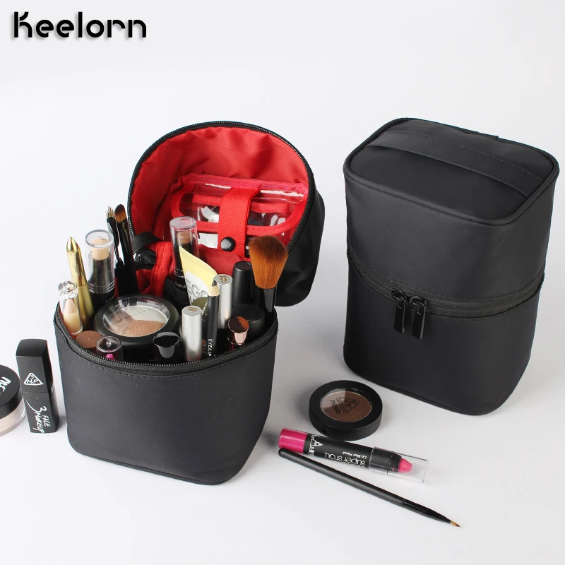 Keelorn Women Barrel-shaped Cosmetic Bag Make Up Case Zipper Beauty Wash Box Toiletry Organizer Beautician Necessary
Keelorn Women Barrel-shaped Cosmetic Bag Make Up Case Zipper Beauty Wash Box Toiletry Organizer Beautician Necessary