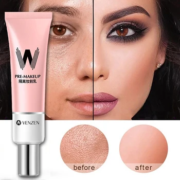 Long Lasting Face Primer Makeup Base Concealer Nature Rose Essence Pore Away Foundation Oil Control Facial Matte Primer Korean