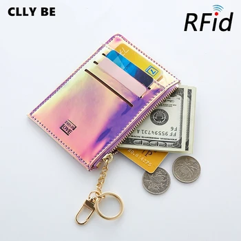 Leather Card Holder Multifunction Mini Wallet Card Holders Case Gift for Woman wallet RFID protector Laser Color Coin Purse
Leather Card Holder Multifunction Mini Wallet Card Holders Case Gift for Woman wallet RFID protector Laser Color Coin Purse