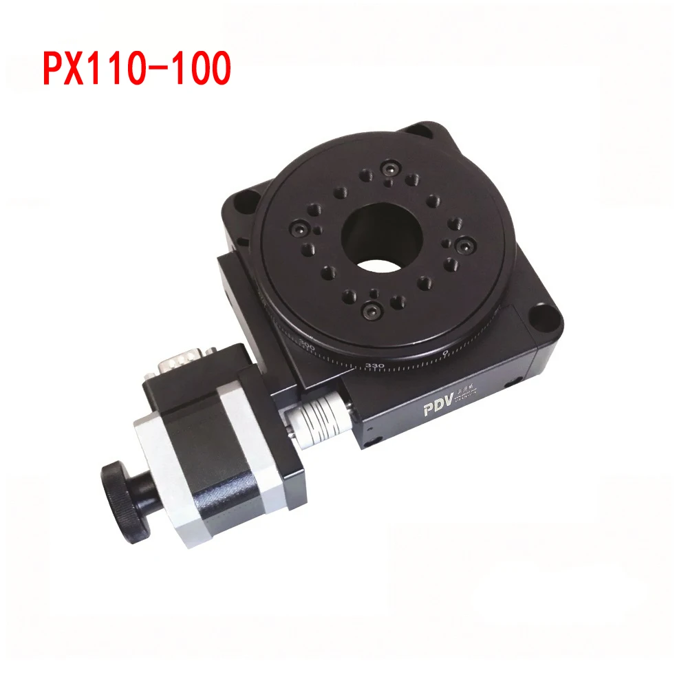 Electric Rotating Machine Optical Rotating Platform Motorized Rotation Stage 100mm bearing scale PX110-100
Electric Rotating Machine Optical Rotating Platform Motorized Rotation Stage 100mm bearing scale PX110-100