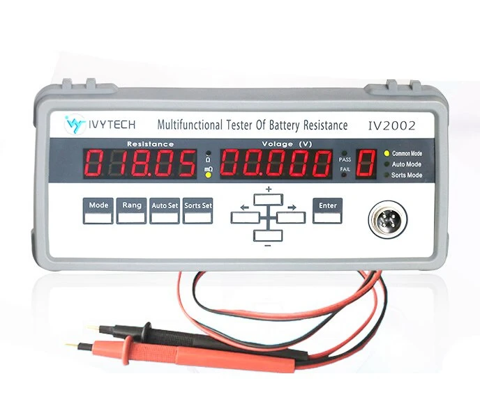IV2002 Intelligent High Precision Lithium Battery Internal Resistance Tester Upgrade YR1030 YR1035 0-20V 0-2.000Ω Detector
IV2002 Intelligent High Precision Lithium Battery Internal Resistance Tester Upgrade YR1030 YR1035 0-20V 0-2.000Ω Detector