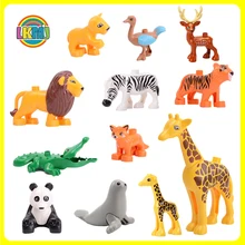 Lion Tiger Dinosaur Animals Garden Accessories Big Building Blocks Toys Animal Figures Diy Education Children's Toys Boys Girls
Lion Tiger Dinosaur Animals Garden Accessories Big Building Blocks Toys Animal Figures Diy Education Children's Toys Boys Girls