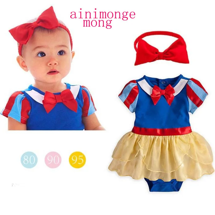Infant 0 Girls 3 Snow White Princess Short Sleeve One-piece Romper 6. Headdress Two-Piece Set Crawling Clothes 1-Year-Old Triang
Infant 0 Girls 3 Snow White Princess Short Sleeve One-piece Romper 6. Headdress Two-Piece Set Crawling Clothes 1-Year-Old Triang