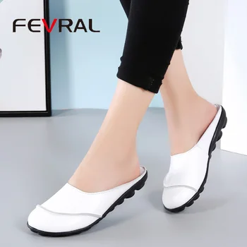 FEVRAL Flats For Women Comfort Genuine Leather Flat Shoes Woman Slip on Loafers Ballet Shoes Female Moccasins Big Size 35~44 
FEVRAL Flats For Women Comfort Genuine Leather Flat Shoes Woman Slip on Loafers Ballet Shoes Female Moccasins Big Size 35~44