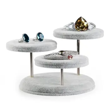 Creative Velvet 3-Tier Round Jewelry Towers Display Stand Organizer Rack Holder
Creative Velvet 3-Tier Round Jewelry Towers Display Stand Organizer Rack Holder