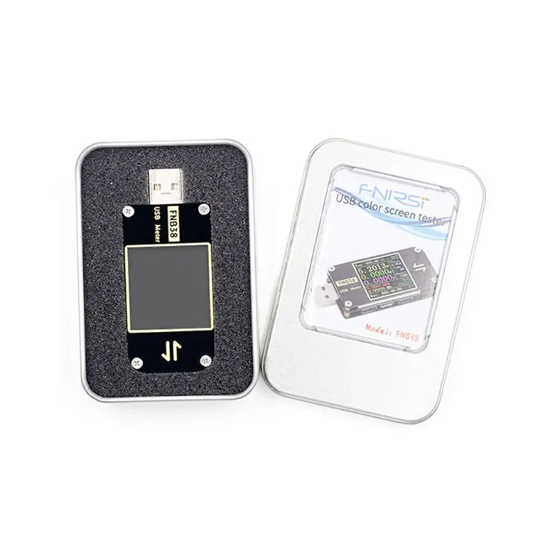 FNB38 Current Voltage Meter USB Tester QC4+ PD3.0 2.0 PPS Fast Charging Protocol Capacity Testing Device Monitor
FNB38 Current Voltage Meter USB Tester QC4+ PD3.0 2.0 PPS Fast Charging Protocol Capacity Testing Device Monitor