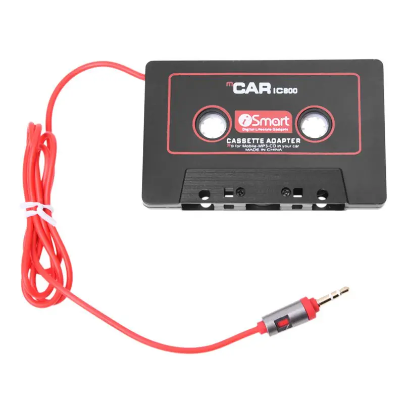 Car Audio Systems Stereo Cassette Tape Adapter for Mobile Phone MP3 AUX CD Player 3.5mm Jack Truck Van (Color: Black | Электроника
