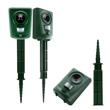 4.5V DC Ultrasonic Cat Repeller Humane Sonic Waterproof Animal Scarer PIR Sensor Pest Deterrent with Ground Spike
4.5V DC Ultrasonic Cat Repeller Humane Sonic Waterproof Animal Scarer PIR Sensor Pest Deterrent with Ground Spike