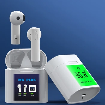 TWS Earphone Bluetooth5.0 with Body temperature measurement Wireless Headphone Stereo Headset Mini Earbuds/ thermometer
TWS Earphone Bluetooth5.0 with Body temperature measurement Wireless Headphone Stereo Headset Mini Earbuds/ thermometer