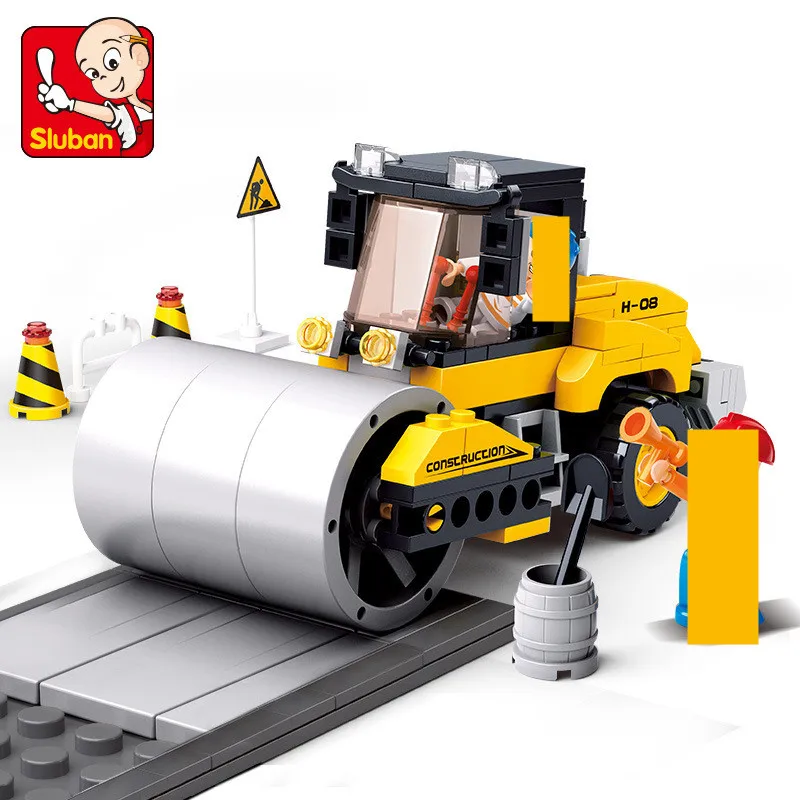 171Pcs City Engineering Single Drum Street Roller Model Brinquedo Building Blocks Sets Brinquedos Playmobil DIY Bricks Kids Toys
171Pcs City Engineering Single Drum Street Roller Model Brinquedo Building Blocks Sets Brinquedos Playmobil DIY Bricks Kids Toys