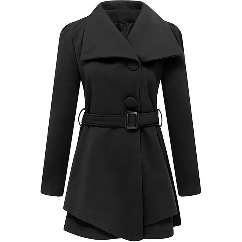 Korean Style Cape Coat with Belt Winter Women Wool Vintage Cotton Solid Turn-down Collar Single Breasted Slim Parka Office Lady
Korean Style Cape Coat with Belt Winter Women Wool Vintage Cotton Solid Turn-down Collar Single Breasted Slim Parka Office Lady