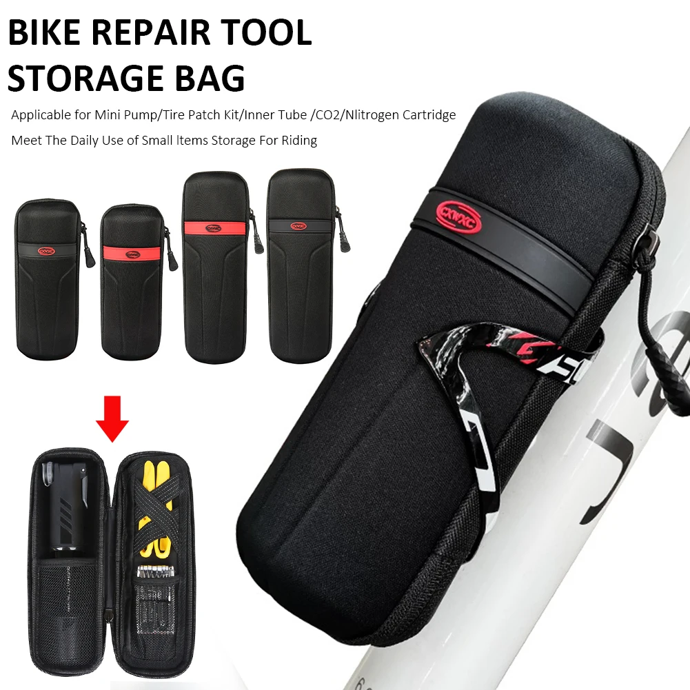Universal Bicycle Storage Bag Bike Repair Tools EVA Capsule Bag With Rainproof Built-in Mesh Bottle Repair Kit Down Tube Bag
Universal Bicycle Storage Bag Bike Repair Tools EVA Capsule Bag With Rainproof Built-in Mesh Bottle Repair Kit Down Tube Bag