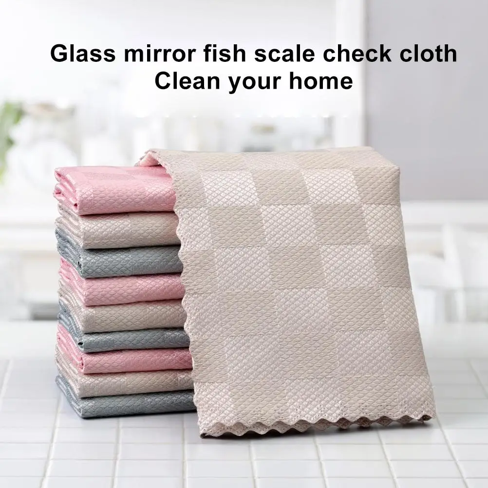 5PCS Microfiber Cleaning Cloth Fish Scale Reusable Cleaning Rags for Mirrors Cups TV Screens Furniture
5PCS Microfiber Cleaning Cloth Fish Scale Reusable Cleaning Rags for Mirrors Cups TV Screens Furniture