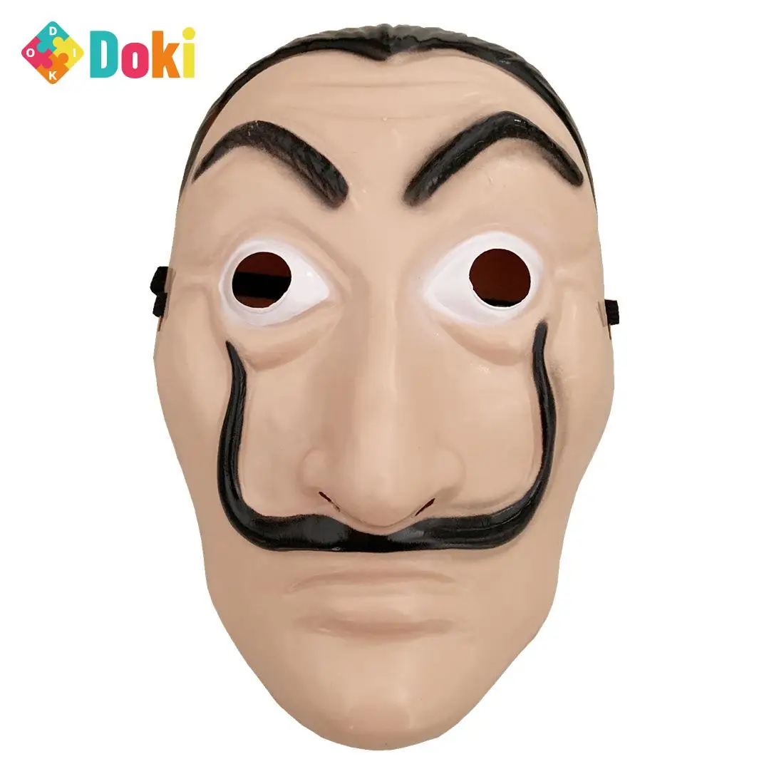Doki Toy 2021 Новая маска на Хэллоуин Whimsy La Casa De Papel Notes украшение дома реквизит для
