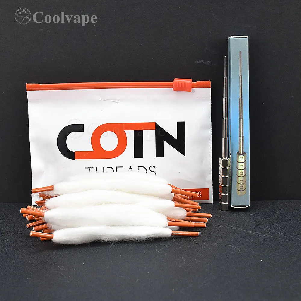 Wolf Coolvape COTN Vape coil cotton Wick Cotton Coil jig Tweezers cleaning brush Prebuilt Organic Bacon Cotton for rta rdta
Wolf Coolvape COTN Vape coil cotton Wick Cotton Coil jig Tweezers cleaning brush Prebuilt Organic Bacon Cotton for rta rdta