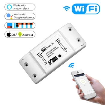 DIY WiFi Smart Light Switch Universal Breaker Timer Smart Life APP Wireless Remote Control Works with Alexa Google Home
DIY WiFi Smart Light Switch Universal Breaker Timer Smart Life APP Wireless Remote Control Works with Alexa Google Home
