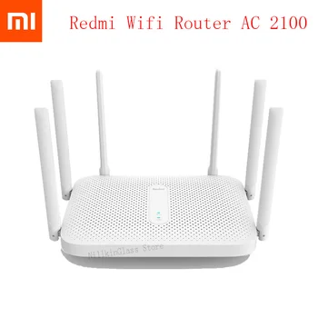 Xiaomi Redmi AC2100 Router Gigabit 2.4G 5.0GHz Dual-Band 2033Mbps Wireless Router Wifi Repeater With 6 High Gain Antennas Wider
Xiaomi Redmi AC2100 Router Gigabit 2.4G 5.0GHz Dual-Band 2033Mbps Wireless Router Wifi Repeater With 6 High Gain Antennas Wider